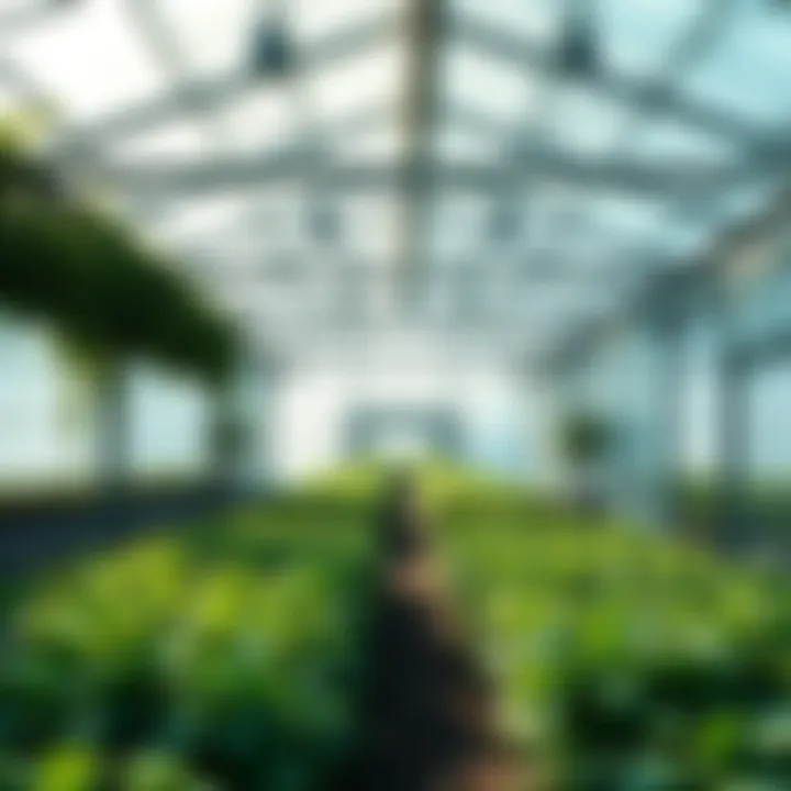 Innovative Greenhouse Design Innovative greenhouse design showcasing integrated technology