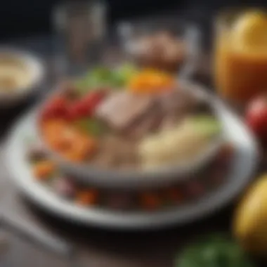 Nutritious Meal Packed with Amino Acids Healthy meal rich in amino acids