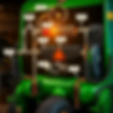 Functional Breakdown of Green Baler Parts Illustration of green baler parts highlighting their functions in agriculture