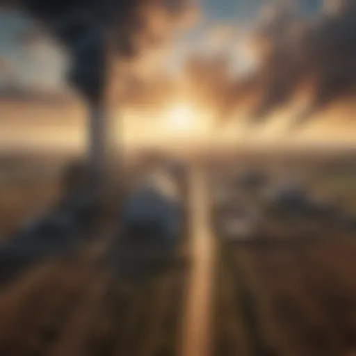 Visualization of carbon emissions by industry sector