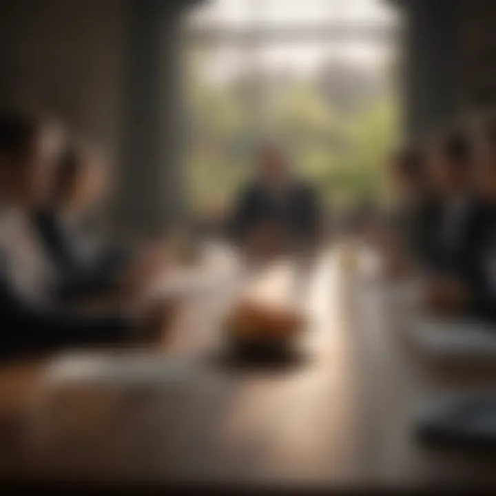 A team of auditors discussing findings in a boardroom