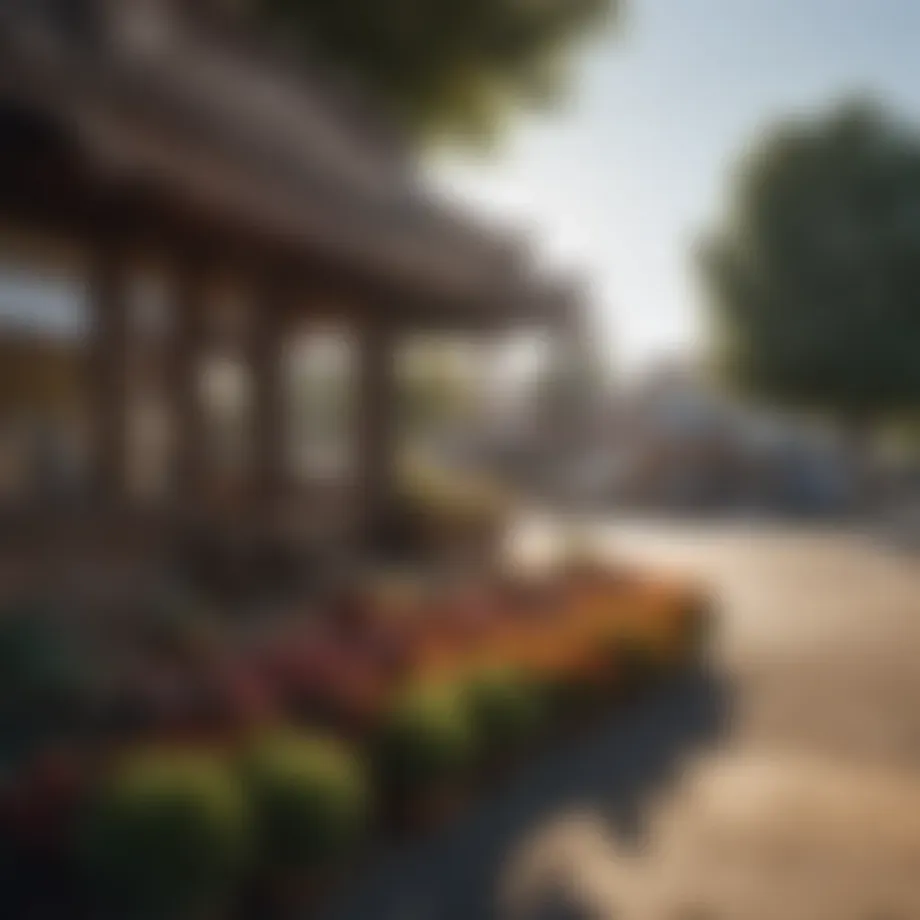 Scenic view of Modesto, showcasing local businesses