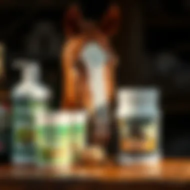 Premium Pre and Probiotic Products Selection of premium prebiotic and probiotic products for horses