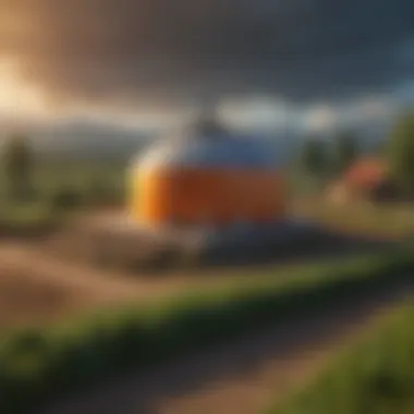 Harnessing Biogas for Sustainable Agriculture Visual representation of biogas applications in agriculture