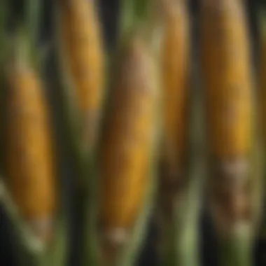Calmer Corn Head Components Overview Detailed view of the Calmer corn head components