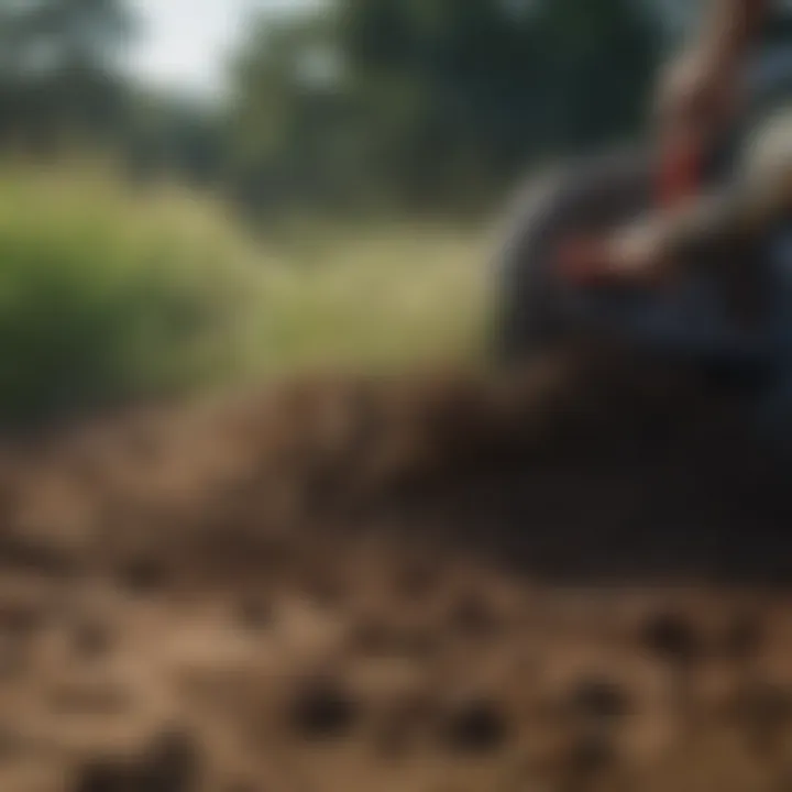 Soil preparation for grass planting