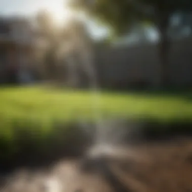 Watering techniques for effective lawn care