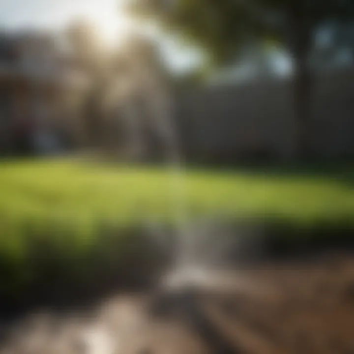 Watering techniques for effective lawn care
