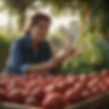 Sustainable Agriculture and Nutrition Sustainable farming practices showcasing fresh produce