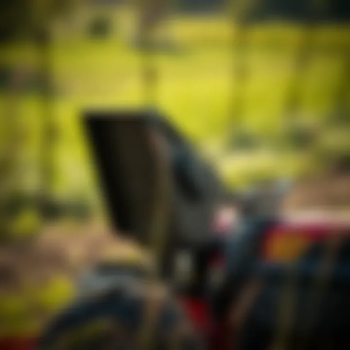 Innovative Bucket Mount Design Innovative bucket mount design for zero turn mowers