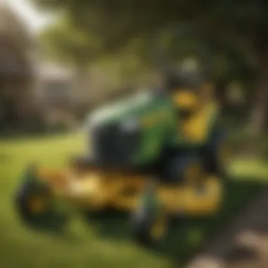 Essential Tools for John Deere Lawn Mower Maintenance Illustration of maintenance tools for John Deere riding lawn mowers