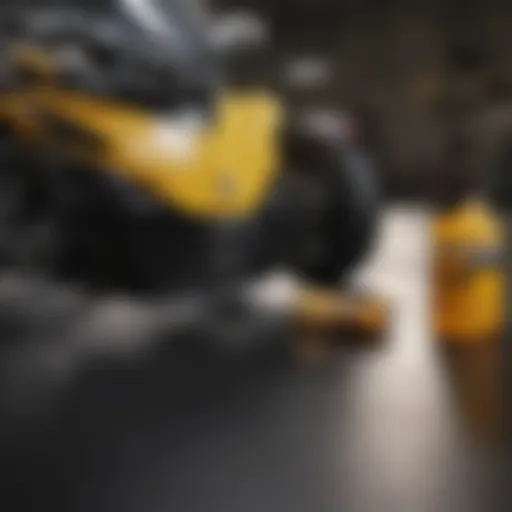Can-Am Spyder oil change kit components