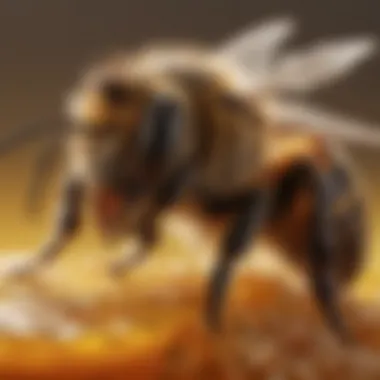 Challenges Facing Honey Bees A detailed infographic highlighting the challenges faced by honey bees today.