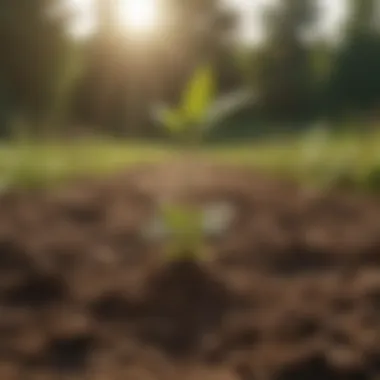 Indicators of Soil Health Infographic depicting soil health indicators