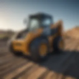 Wheeled skid steer before conversion