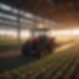 Modern agricultural technology in action