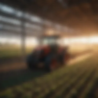 Modern agricultural technology in action