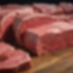 Graph showcasing beef market price fluctuations
