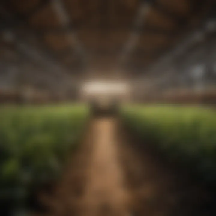 Ecologically friendly farming practices with LED technology