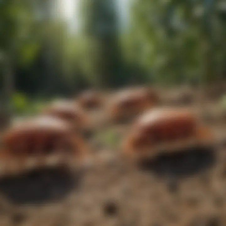 Natural predators of grubs
