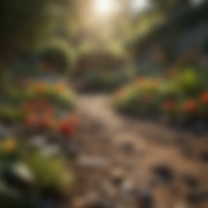 Healthy garden flourishing after grub removal