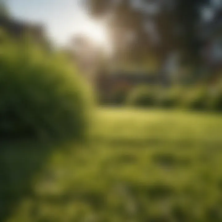 A lush green lawn demonstrating the long-term benefits of proper care.