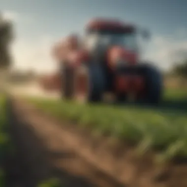 Farming Innovations of Tomorrow Futuristic agricultural technology in action
