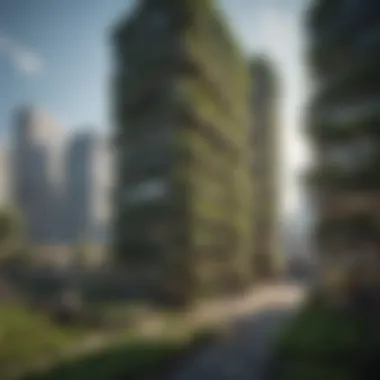 Urban Agriculture Revolution Vertical farming setup showcasing urban agriculture