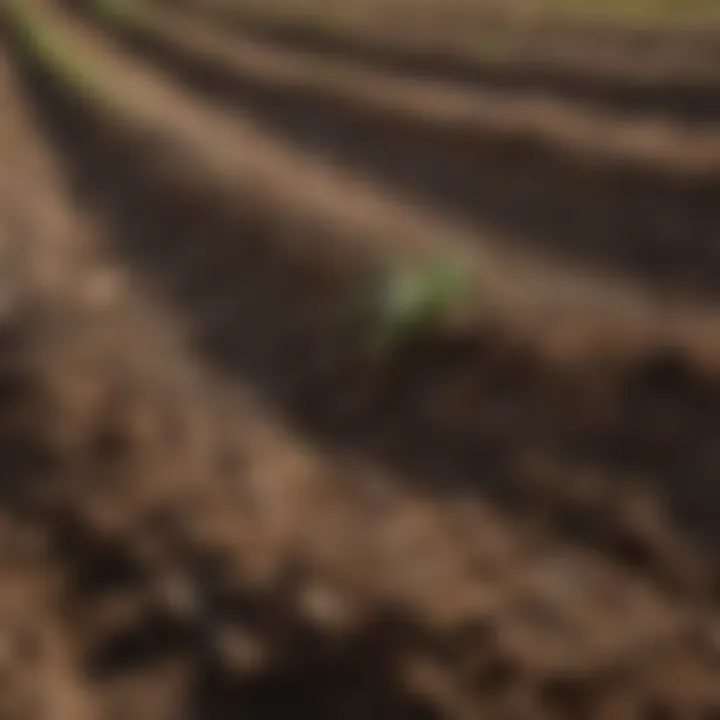 A diagram illustrating sustainable practices for enhancing soil health and nutrient availability in agriculture.