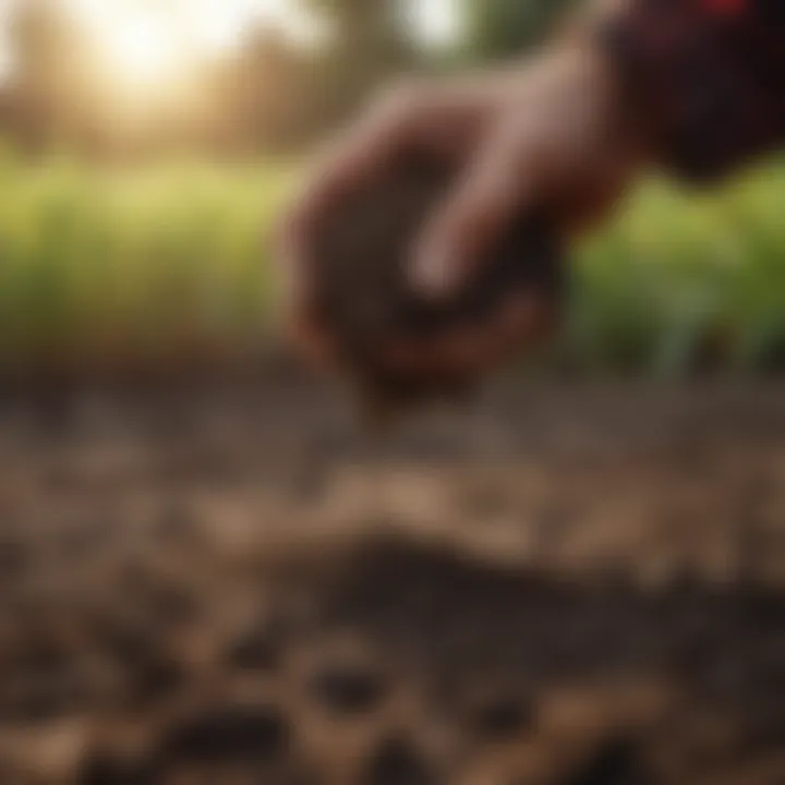 Sustainable farming practices promoting soil health