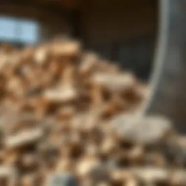 Construction Materials for Durability Close-up of construction materials used in rock buckets