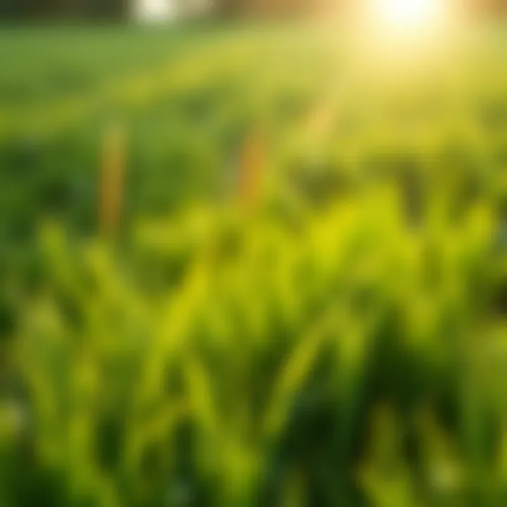 Comparative Growth Analysis of Amerishade Grass Comparative analysis of Amerishade grass growth in shade versus sun