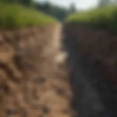 Erosion Prevention with Cover Crop Roots Erosion prevention through cover crop roots