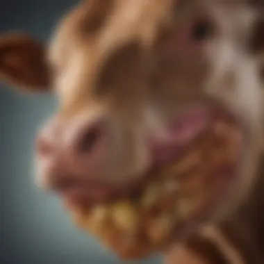 Understanding the Unique Digestive System of Cows A diagram illustrating the digestive system of a cow