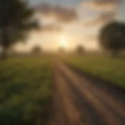 A picturesque view of Jerseyville farmland