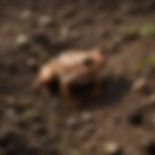 Close-up of Fox Farm Happy Frog soil showing rich texture