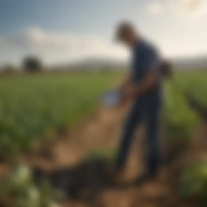 Collage of sustainable agricultural practices supported by university research