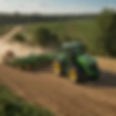 Detailed view of precision farming technology offered by Greenway John Deere