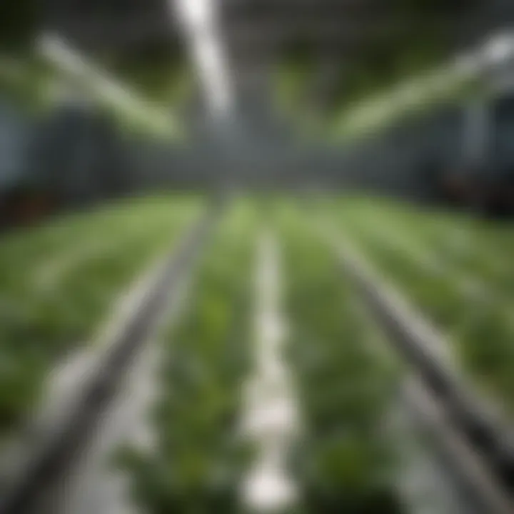 A visually appealing diagram illustrating various hydroponic propagation techniques.