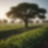 Vibrant agricultural landscape in South Sudan
