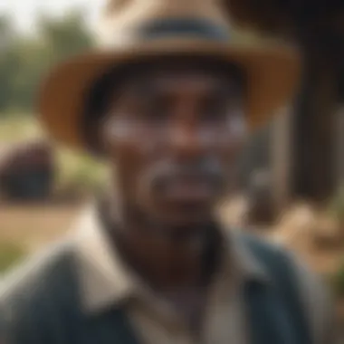 Agricultural professional reviewing job listings