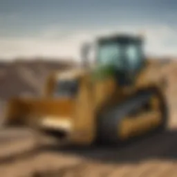 John Deere LGP Dozer in action on a construction site