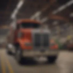 A historical view of Kenworth manufacturing plant in Evansville