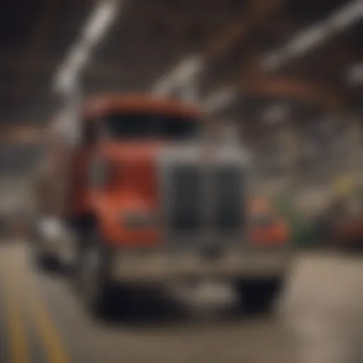 A historical view of Kenworth manufacturing plant in Evansville