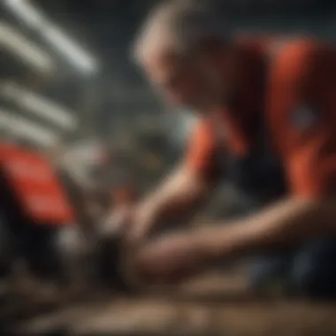 Essential Maintenance for Longevity Visual representation of maintenance techniques for Milwaukee cutting blades