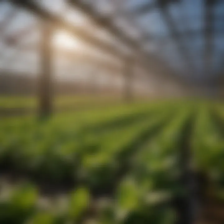 Examples of polycarbonate panels in various agricultural applications