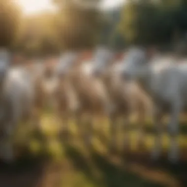 Caring for a Herd of Premier One Fencing Goats A healthy herd of Premier One Fencing Goats under care