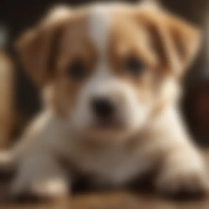 Visual explanation of potential side effects of puppy vaccinations