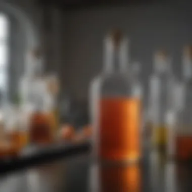 Laboratory Examination of Vinegar's Efficacy Laboratory setting with vinegar and microorganisms
