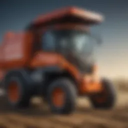 Detailed view of the Crustbuster Seed Tender showcasing its advanced design and features